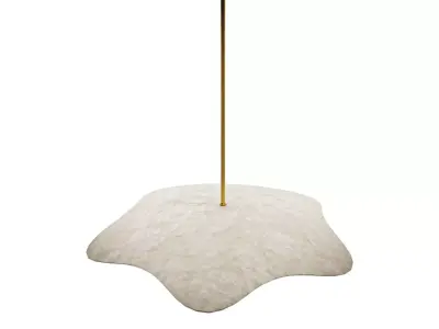 Soft Petal Pendant Light 3D model