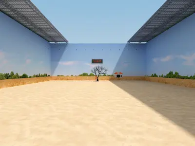 Squid Game 123 doll game scene 3D model