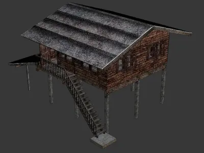 Thai House-Type 01 3D model