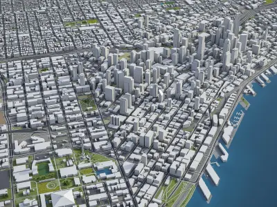 Seattle Metropolitan 3D Model Pack