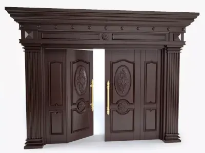 Double Door 02 3D model