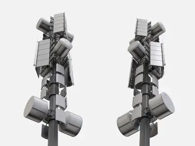 sci fi Mast 1 3D model