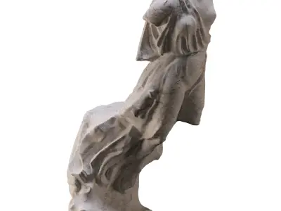 Winged Victory of Samothrace sculpture 3D model