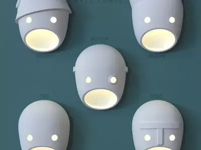 The Party Wall Lamps 3D model