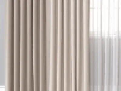 Curtain 2 3D model
