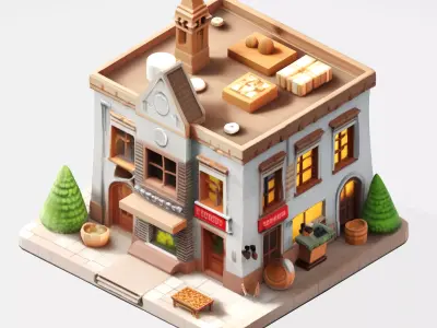 Bake Building 3D model