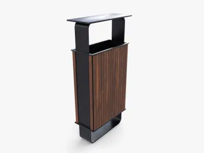 Trash can v9 3D model