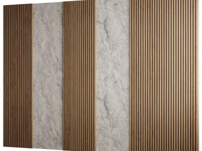 3d Wall Panel 1 Headboard 3D model