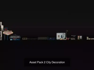 Low Poly  and City Exterior Assets Pack 