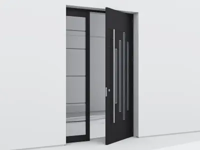 Aluminium door 262 3D model