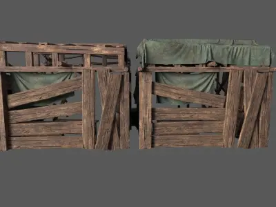 Oldshop Low-poly 3D model