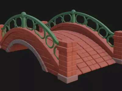 Bridge 3d model 3D model