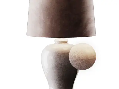 Hadley Ceramic Table Lamp 3D model