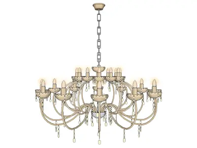 chandelier 13 3D model purchase