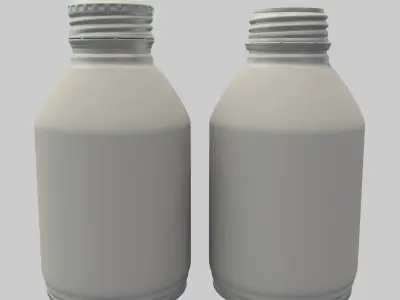 Aluminium Bottle 3D model