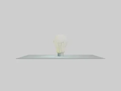 Cartoon Light Bulb model 3D model