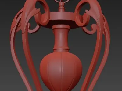 White Stork chandleir 3D model