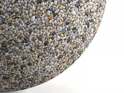 Seamless pebble material 7k Texture