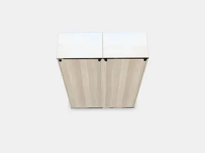BESTA Storage combination with doors 48 Low-poly 3D model