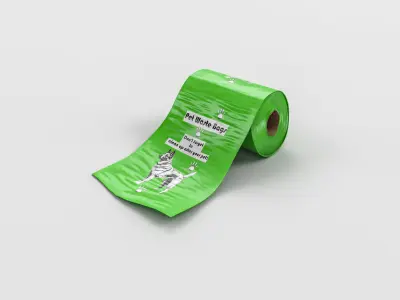 Animal accessories Pet Waste Bags 4K PBR Low-poly 3D model