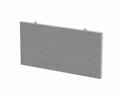 Concrete Wall Facade 3D model order