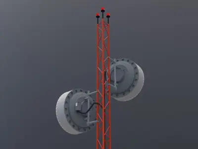 Cellphone Tower 3D model