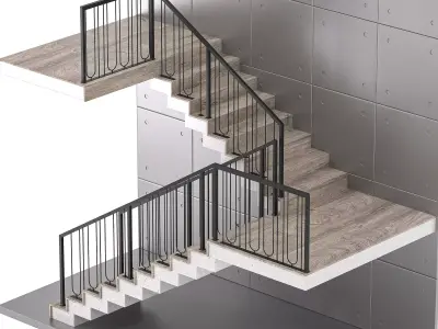 Staircase 09 3D model