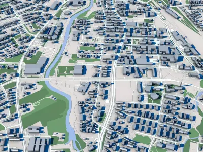 Seinajoki City Finland 3D model