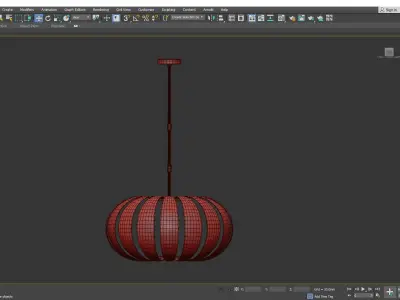 Blanchette Pendant Low-poly 3D model