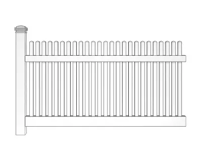 Fence 20 3D model