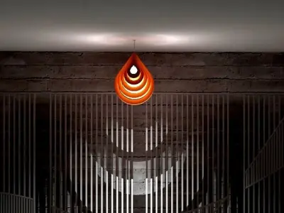 Chandelier lamp model 3D 3D model