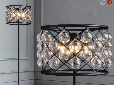 Spencer Floor Lamp 3D model