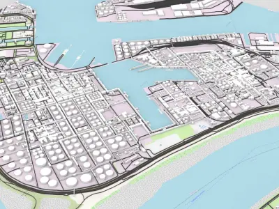 Haven 473A Port of Antwerpen Belgium 3D model