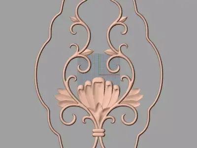 3D carved model furniture 3D design used for artcam aspire E802 3D model