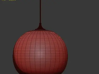Hanging lamp 10 Loft Design 3D model