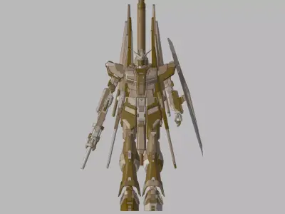 Nu gundam RX-93 3D model