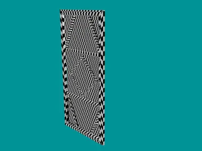 Entrance door Low-poly 3D model