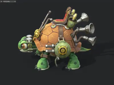 tortoise 3D model buy