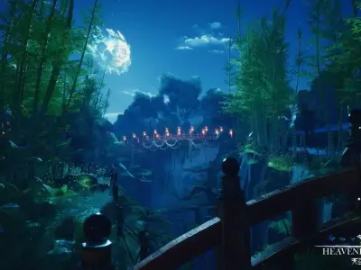 Stylized Nature Low-poly 3D model