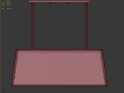 Hanging Lamp LOFT HOUSE P-138 3D model