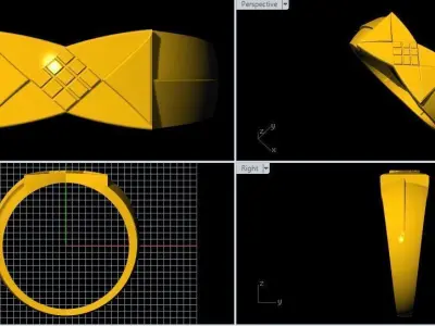 men ring 3dm file  3D print model