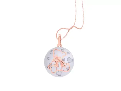 Kids Pendants 3dm STL OBJ FBX Renders Details 3D print model 12
