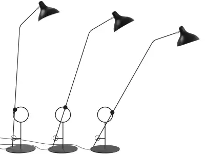 Mantis BS8 Floor Lamp by DCW Editions 3D model