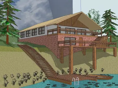 Creative Design-Holiday Cabin-089 3D model