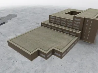 EDDF Storage 33 Low-poly 3D model