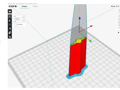 Beskar Spear tip from Mandalorian 3D print model