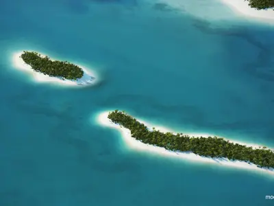 Tropical Island 3D model