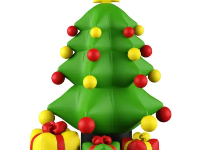 Inflatable New Year Tree Inflatable Christmas Tree 3D model