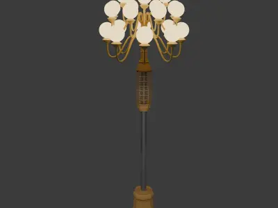 Road Lamp or Street Lamp 3D model