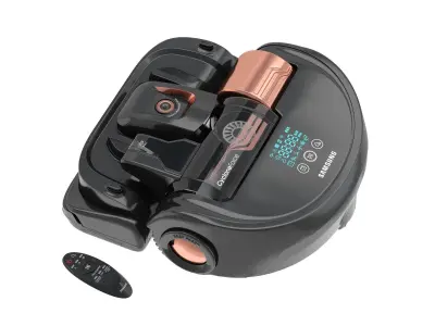 Samsung Powerbot Turbo Robot Vacuum with Remote Controller 3D model